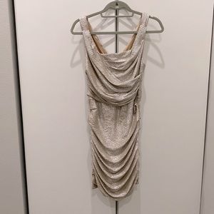 Shimmery silver, size 6, Express brand cocktail dress